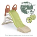 Детская горка с водным эффектом Smoby Life 820510 зелено-бежевая, длина 150 см
