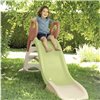 Детская горка с водным эффектом Smoby Life 820510 зелено-бежевая, длина 150 см