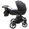 Детская коляска 2 в 1 Adamex Nola Eco SA-2 черная