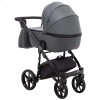 Детская коляска 2 в 1 Adamex Nola Eco SA-5 графитовая