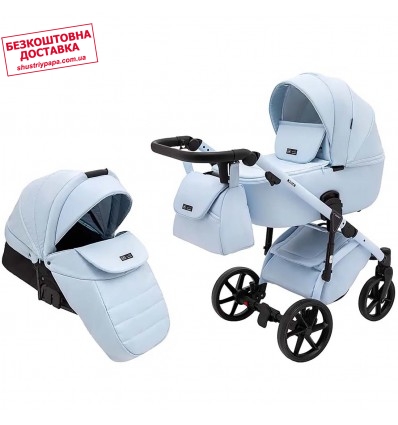 Дитяча коляска 2 в 1 Adamex Nola Natura 1 sky