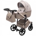 Детская коляска 2 в 1 Adamex Nola Natura 4 cappuccino