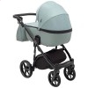 Детская коляска 2 в 1 Adamex Nola PS-122 серо-зеленая