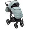 Детская коляска 2 в 1 Adamex Nola PS-122 серо-зеленая