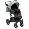 Детская коляска 2 в 1 Adamex Nola PS-122 серо-зеленая