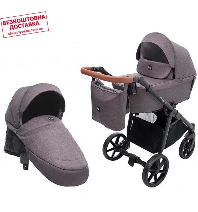 Детская коляска 2 в 1 Bair Palermo BP-22 шоколадная