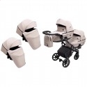 Универсальная коляска для двойни 2 в 1 Bair Kiwi DUO ECO BKD-33-1 капучино