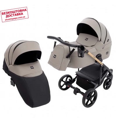 Детская коляска 2 в 1 Bair Onyx ECO OE-04 капучино
