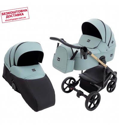 Детская коляска 2 в 1 Bair Onyx ECO OE-145 нефритовая