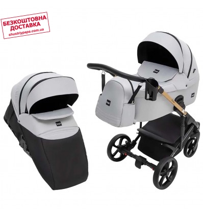 Детская коляска 2 в 1 Bair Onyx Soft OS-218 серая