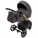 Детская коляска 2 в 1 Bair Onyx Soft OS-747 черная
