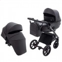 Детская коляска 2 в 1 Bair Kiwi Plus ECO BKP-15 черная