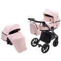 Детская коляска 2 в 1 Bair Kiwi Plus ECO BKP-28 розовая пудра