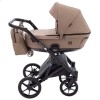 Детская коляска 2 в 1 Bair Kiwi Plus Soft BKP-857 темный капучино