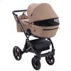 Детская коляска 2 в 1 Bair Kiwi Plus Soft BKP-857 темный капучино