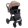 Детская коляска 2 в 1 Bair Kiwi Plus Soft BKP-857 темный капучино