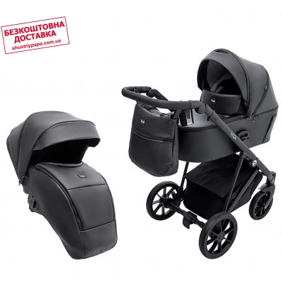 Дитяча коляска 2 в 1 Bair Vega ECO VE-12 чорна