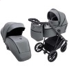 Детская коляска 2 в 1 Bair Vega ECO VE-47 темно-серая