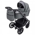 Дитяча коляска 2 в 1 Bair Vega ECO VE-47 темно-сіра
