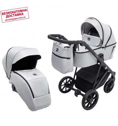 Дитяча коляска 2 в 1 Bair Vega Soft VS-01 stone сіра
