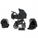 Детская коляска 3 в 1 Verdi Sonic Comfort 05 Black fabric