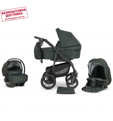 Детская коляска 3 в 1 Verdi Sonic Comfort 06 Forest night fabric