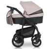 Детская коляска 3 в 1 Verdi Sonic Comfort 08 Powder pink/black skin