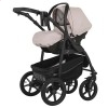 Детская коляска 3 в 1 Verdi Sonic Comfort 08 Powder pink/black skin