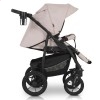 Детская коляска 3 в 1 Verdi Sonic Comfort 08 Powder pink/black skin