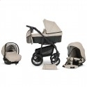 Детская коляска 3 в 1 Verdi Sonic Comfort 09 Ecru/black skin