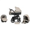 Детская коляска 3 в 1 Verdi Sonic Comfort 09 Ecru/black skin