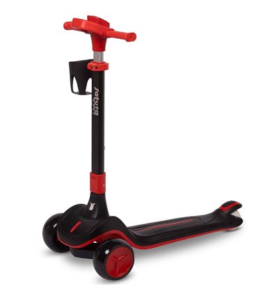 Детский трехколесный самокат Toyz (Caretero) Satura Black, 3 лет+