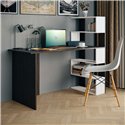 Стол письменный с полками Moreli ST0015 Венге темный-белый