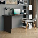 Стол письменный с полками Moreli ST0015 Антрацит-белый