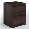 Прикроватная тумба Moreli T225 2 ящика Венге темный