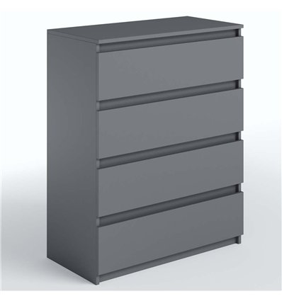 Комод Moreli T215 4 шухляди Антрацит