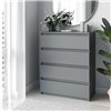 Комод Moreli T215 4 ящика Антрацит
