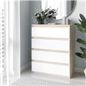 Комод Moreli T215 4 ящика Сонома-белый