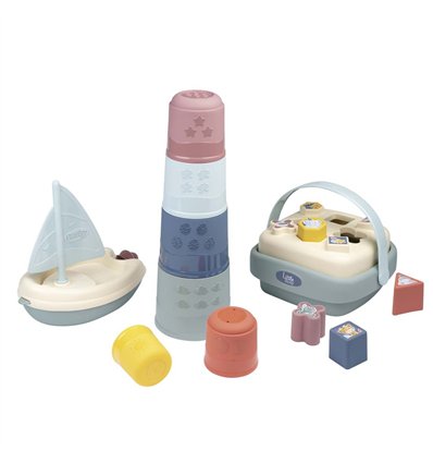 Игровой набор 3 в 1 для ванны Smoby 140104 Развлечения, с аксессуаром, 12 мес.+