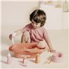 Игровой набор ванна для пупса Smoby 7600220383 Беби Ньорс, терракотовая пудра с аксесс.