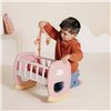 Ігровий набір колиска Smoby 7600220390 Бебi Ньорс, терракотова пудра з мобілем