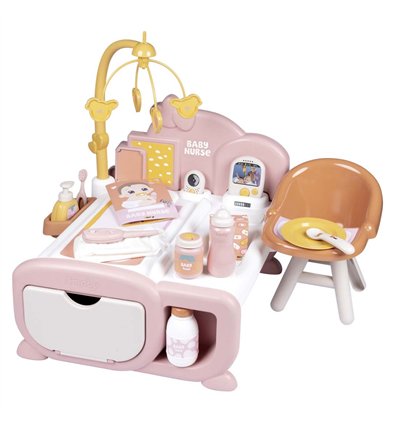 Игровой набор детская комната Smoby 7600220393 Беби Ньорс, теракотовая пудра