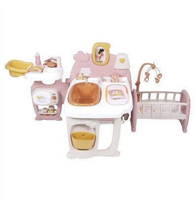 Большой игровой набор комната малыша Smoby 7600220394 Беби Ньорс, теракотовая пудра