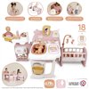 Большой игровой набор комната малыша Smoby 7600220394 Беби Ньорс, теракотовая пудра