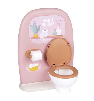 Игровой набор ванная комната Smoby 7600220500 Беби Ньорс, теракотовая пудра