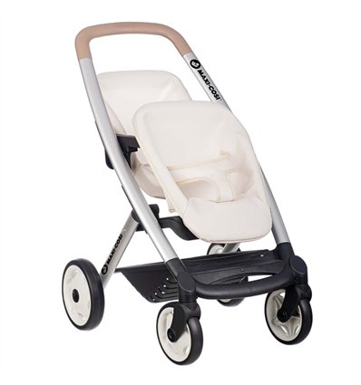Коляска для ляльок-двійнят Smoby 7600253222 Maxi-Cosi айворі