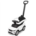 Машинка-каталка Toyz (Caretero ) Land Rover с отцовской ручкой White