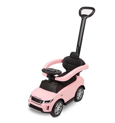 Машинка-каталка Toyz (Caretero ) Land Rover с отцовской ручкой Pink
