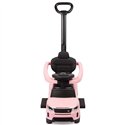 Машинка-каталка Toyz (Caretero ) Land Rover с отцовской ручкой Pink