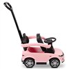 Машинка-каталка Toyz (Caretero ) Land Rover с отцовской ручкой Pink